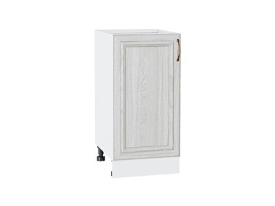 Шкаф нижний с 1-ой дверцей Шале Белый, White Dreamline, 400 В*Ш*Г 816*400*480, фасад МДФ  White Dreamline, корпус  Белый ms2510VVT_53948
