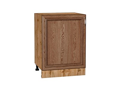 Шкаф нижний с 1-ой дверцей Шале Дуб Вотан, Brown Dreamline, 600 В*Ш*Г 816*600*480, фасад МДФ  Brown Dreamline, корпус  Дуб Вотан ms2510VVT_61372