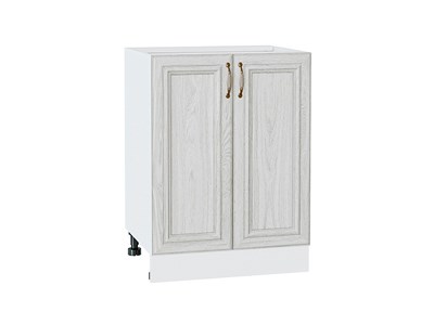 Шкаф нижний с 2-мя дверцами Шале Белый, White Dreamline, 600 В*Ш*Г 816*600*480, фасад МДФ  White Dreamline, корпус  Белый ms2510VVT_53975