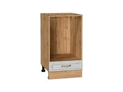 Шкаф нижний под духовку Шале Дуб Вотан, White Dreamline, 450 В*Ш*Г 816*450*476, фасад МДФ  White Dreamline, корпус  Дуб Вотан ms2510VVT_67134