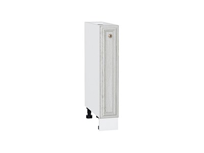 Шкаф нижний бутылочница Шале Белый, White Dreamline, 150 В*Ш*Г 816*150*480, фасад МДФ  White Dreamline, корпус  Белый ms2510VVT_53867