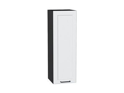 Шкаф верхний с 1-ой дверцей Барселона Graphite, Белый, 920, 300 В*Ш*Г 920*300*324, фасад МДФ  Белый, корпус  Graphite ms2510VVT_53002