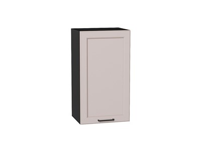 Шкаф верхний с 1-ой дверцей Барселона Graphite, Кашемир, 720, 400 В*Ш*Г 716*400*324, фасад МДФ  Кашемир, корпус  Graphite ms2510VVT_53018