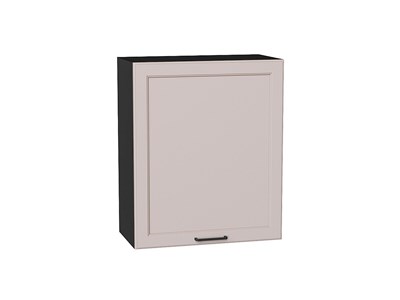 Шкаф верхний с 1-ой дверцей Барселона Graphite, Кашемир, 720, 600 В*Ш*Г 716*600*324, фасад МДФ  Кашемир, корпус  Graphite ms2510VVT_53021