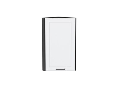 Шкаф верхний торцевой Барселона Graphite, Белый, 720 В*Ш*Г 716*300*310, фасад МДФ  Белый, корпус  Graphite ms2510VVT_53182