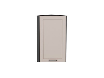 Шкаф верхний торцевой Барселона Graphite, Кашемир, 720 В*Ш*Г 716*300*310, фасад МДФ  Кашемир, корпус  Graphite ms2510VVT_53186