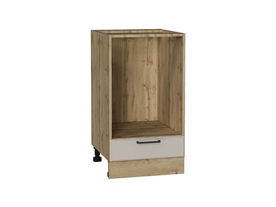 Шкаф нижний под духовку Барселона Дуб Вотан, Кашемир, 450 В*Ш*Г 816*450*484, фасад МДФ  Кашемир, корпус  Дуб Вотан ms2510VVT_67163