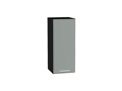 Шкаф верхний с 1-ой дверцей Квадро Graphite, Аквамарин, 720, 300 В*Ш*Г 716*300*321, фасад МДФ  Аквамарин, корпус  Graphite ms2510VVT_73091