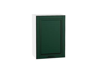 Шкаф верхний с 1-ой дверцей Дублин Белый, Special Green, 720, 500 В*Ш*Г 716*500*318, фасад МДФ  Special Green, корпус  Белый ms2510VVT_72963