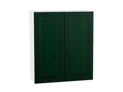 Шкаф верхний с 2-мя дверцами Дублин Белый, Special Green, 920, 800 В*Ш*Г 920*800*318, фасад МДФ  Special Green, корпус  Белый ms2510VVT_73134