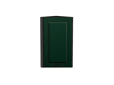 Шкаф верхний торцевой Дублин Graphite, Special Green, 720 В*Ш*Г 716*300*304, фасад МДФ  Special Green, корпус  Graphite ms2510VVT_73208