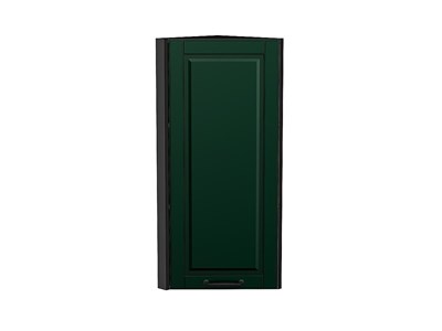 Шкаф верхний торцевой Дублин Graphite, Special Green, 920 В*Ш*Г 920*300*304, фасад МДФ  Special Green, корпус  Graphite ms2510VVT_73213