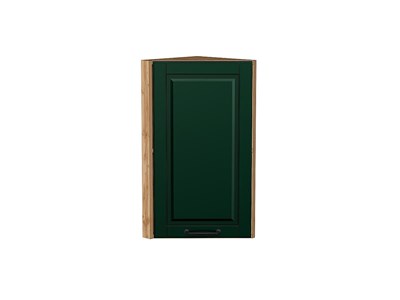 Шкаф верхний торцевой Дублин Дуб Вотан, Special Green, 720 В*Ш*Г 716*300*304, фасад МДФ  Special Green, корпус  Дуб Вотан ms2510VVT_73198