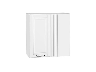 Шкаф верхний прямой угловой Дублин Белый, Special White, 720 В*Ш*Г 716*700*345, фасад МДФ  Special White, корпус  Белый ms2510VVT_72916