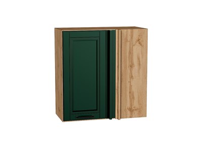 Шкаф верхний прямой угловой Дублин Дуб Вотан, Special Green, 720 В*Ш*Г 716*700*345, фасад МДФ  Special Green, корпус  Дуб Вотан ms2510VVT_72922