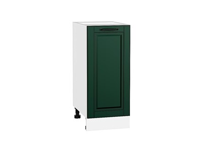 Шкаф нижний с 1-ой дверцей Дублин Белый, Special Green, 350 В*Ш*Г 816*350*478, фасад МДФ  Special Green, корпус  Белый ms2510VVT_73371