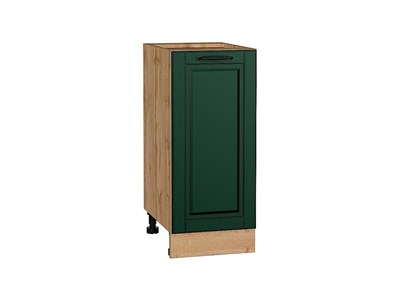 Шкаф нижний с 1-ой дверцей Дублин Дуб Вотан, Special Green, 350 В*Ш*Г 816*350*478, фасад МДФ  Special Green, корпус  Дуб Вотан ms2510VVT_73385