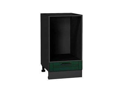 Шкаф нижний под духовку Дублин Graphite, Special Green, 450 В*Ш*Г 816*450*474, фасад МДФ  Special Green, корпус  Graphite ms2510VVT_73342