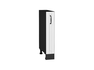 Шкаф нижний бутылочница Дублин Graphite, Special White, 150 В*Ш*Г 816*150*478, фасад МДФ  Special White, корпус  Graphite ms2510VVT_73309