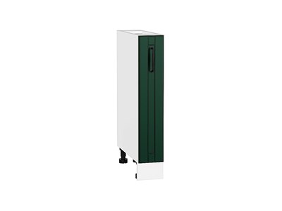 Шкаф нижний бутылочница Дублин Белый, Special Green, 150 В*Ш*Г 816*150*478, фасад МДФ  Special Green, корпус  Белый ms2510VVT_73303