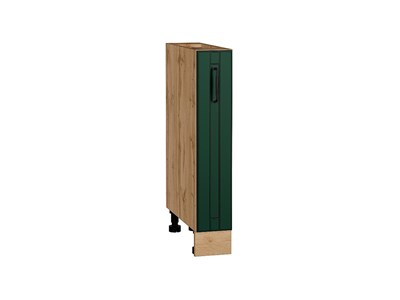 Шкаф нижний бутылочница Дублин Дуб Вотан, Special Green, 150 В*Ш*Г 816*150*478, фасад МДФ  Special Green, корпус  Дуб Вотан ms2510VVT_73307