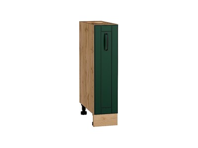 Шкаф нижний бутылочница Дублин Дуб Вотан, Special Green, 200 В*Ш*Г 816*200*478, фасад МДФ  Special Green, корпус  Дуб Вотан ms2510VVT_73308