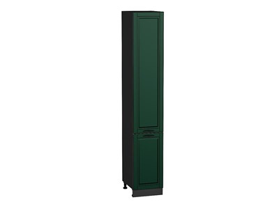 Шкаф пенал с 2-мя дверцами Дублин Graphite, Special Green, 2340, 400 В*Ш*Г 2336*400*574, фасад МДФ  Special Green, корпус  Graphite ms2510VVT_73774