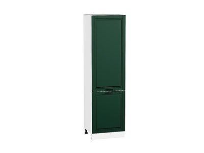 Шкаф пенал с 2-мя дверцами Дублин Белый, Special Green, 2140, 600 В*Ш*Г 2132*600*574, фасад МДФ  Special Green, корпус  Белый ms2510VVT_73727