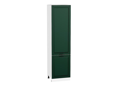 Шкаф пенал с 2-мя дверцами Дублин Белый, Special Green, 2340, 600 В*Ш*Г 2336*600*574, фасад МДФ  Special Green, корпус  Белый ms2510VVT_73729