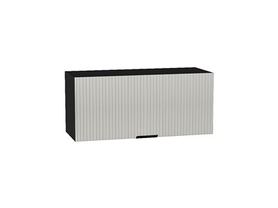 Шкаф верхний горизонтальный Евро Лайн Graphite, Агат, 360, 800 В*Ш*Г 358*800*318, фасад МДФ  Агат, корпус  Graphite ms2510VVT_58874