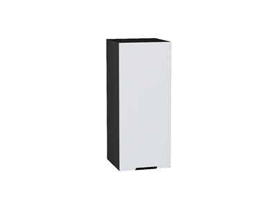 Шкаф верхний с 1-ой дверцей Евро Graphite, Белый, 720, 300 В*Ш*Г 716*300*318, фасад МДФ  Белый, корпус  Graphite ms2510VVT_59109