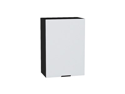 Шкаф верхний с 1-ой дверцей Евро Graphite, Белый, 720, 500 В*Ш*Г 716*500*318, фасад МДФ  Белый, корпус  Graphite ms2510VVT_59112
