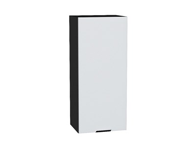 Шкаф верхний с 1-ой дверцей Евро Graphite, Белый, 920, 400 В*Ш*Г 920*400*318, фасад МДФ  Белый, корпус  Graphite ms2510VVT_59115