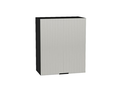 Шкаф верхний с 1-ой дверцей Евро Лайн Graphite, Агат, 720, 600 В*Ш*Г 716*600*318, фасад МДФ  Агат, корпус  Graphite ms2510VVT_59338