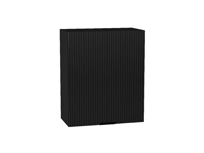 Шкаф верхний с 1-ой дверцей Евро Лайн Graphite, Антрацит, 720, 600 В*Ш*Г 716*600*318, фасад МДФ  Антрацит, корпус  Graphite ms2510VVT_59358