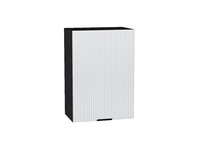 Шкаф верхний с 1-ой дверцей Евро Лайн Graphite, Белый, 720, 500 В*Ш*Г 716*500*318, фасад МДФ  Белый, корпус  Graphite ms2510VVT_59317
