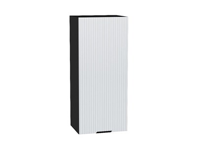 Шкаф верхний с 1-ой дверцей Евро Лайн Graphite, Белый, 920, 400 В*Ш*Г 920*400*318, фасад МДФ  Белый, корпус  Graphite ms2510VVT_59320