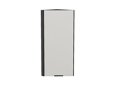 Шкаф верхний торцевой Евро Graphite, Агат, 920 В*Ш*Г 920*300*304, фасад МДФ  Агат, корпус  Graphite ms2510VVT_59140