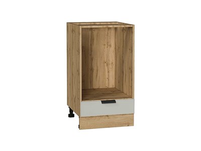 Шкаф нижний под духовку Евро Дуб Вотан, Агат, 450 В*Ш*Г 816*450*474, фасад МДФ  Агат, корпус  Дуб Вотан ms2510VVT_67229