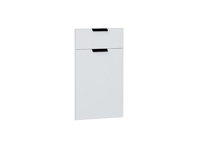 Комплект фасадов Евро для каркаса Ф-21 Н401/ШП401 Белый В*Ш*Г 709*398*16, фасад МДФ  Белый ms2510VVT_078-7139 (58570)