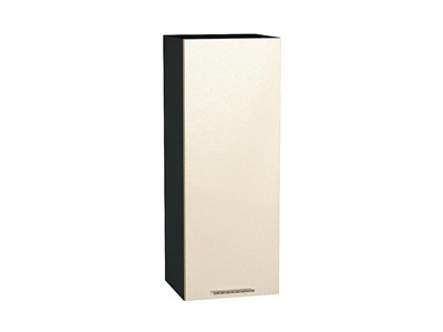Шкаф верхний с 1-ой дверцей Валерия-М Graphite, Бежевый металлик, 920, 350 В*Ш*Г 920*350*318, фасад МДФ  Бежевый металлик, корпус  Graphite ms2510VVT_65440