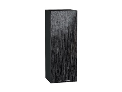 Шкаф верхний с 1-ой дверцей Валерия-М Graphite, Черный металлик дождь, 920, 350 В*Ш*Г 920*350*318, фасад МДФ  Черный металлик дождь, корпус  Graphite ms2510VVT_65476