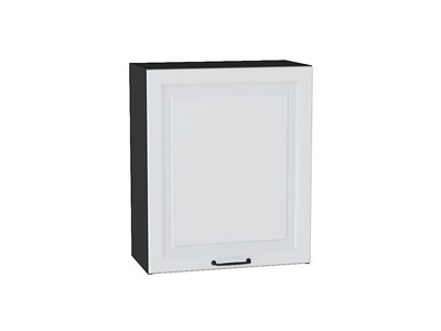 Шкаф верхний с 1-ой дверцей Ницца Graphite, Blanco, 720, 600 В*Ш*Г 716*600*318, фасад МДФ  Blanco, корпус  Graphite ms2510VVT_44099