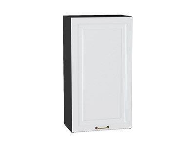 Шкаф верхний с 1-ой дверцей Ницца Graphite, Белый, 920, 500 В*Ш*Г 920*500*318, фасад МДФ  Белый, корпус  Graphite ms2510VVT_54598