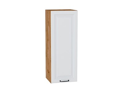 Шкаф верхний с 1-ой дверцей Ницца Дуб Вотан, Blanco, 920, 350 В*Ш*Г 920*350*318, фасад МДФ  Blanco, корпус  Дуб Вотан ms2510VVT_65501