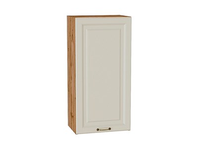 Шкаф верхний с 1-ой дверцей Ницца Дуб Вотан, Агат, 920, 450 В*Ш*Г 920*450*318, фасад МДФ  Агат, корпус  Дуб Вотан ms2510VVT_64179