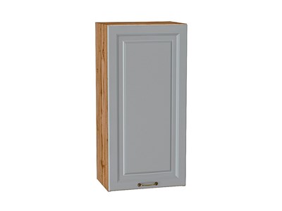 Шкаф верхний с 1-ой дверцей Ницца Дуб Вотан, Графит, 920, 450 В*Ш*Г 920*450*318, фасад МДФ  Графит, корпус  Дуб Вотан ms2510VVT_64215