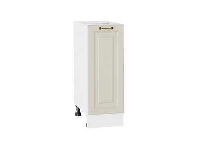 Шкаф нижний с 1-ой дверцей Ницца Белый, Агат, 300 В*Ш*Г 816*300*478, фасад МДФ  Агат, корпус  Белый ms2510VVT_54879