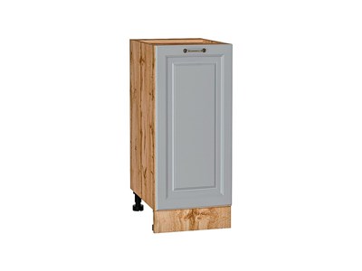 Шкаф нижний с 1-ой дверцей Ницца Дуб Вотан, Графит, 350 В*Ш*Г 816*350*478, фасад МДФ  Графит, корпус  Дуб Вотан ms2510VVT_65559