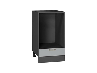 Шкаф нижний под духовку Ницца Graphite, Графит, 450 В*Ш*Г 816*450*474, фасад МДФ  Графит, корпус  Graphite ms2510VVT_67201